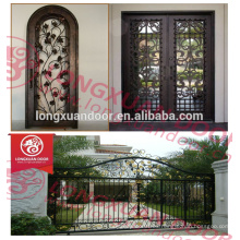 Proveedor de China diseños de puertas de hierro forjado